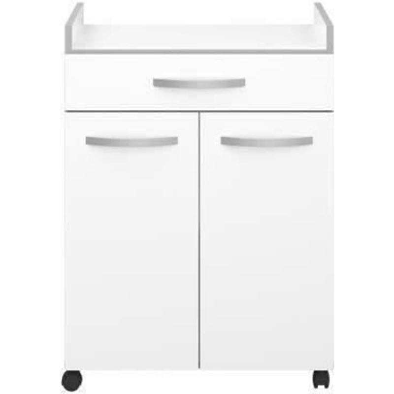 Desserte de cuisine L 60cm - Blanc mat - OSLO