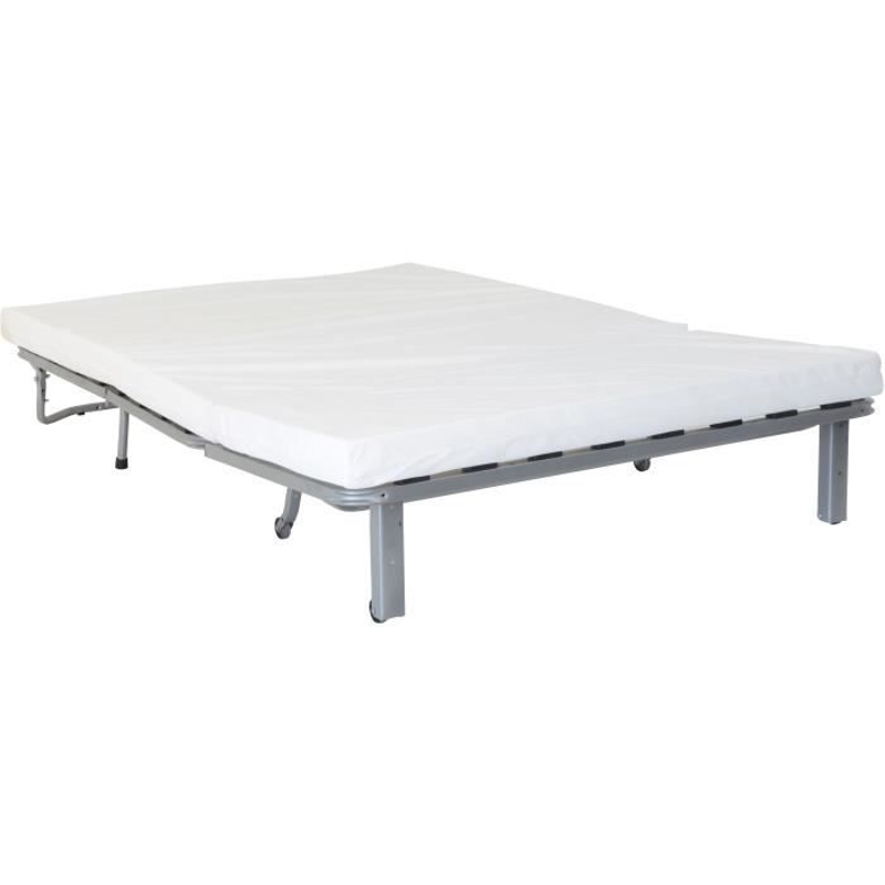 Banquette BZ DREAM - Tissu 100% Coton bleu canard - Couchage 140x190 cm
