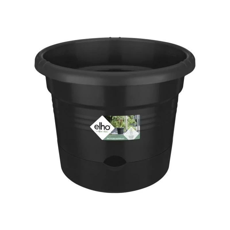ELHO Pot a tomate Green Basics - Ø 33 x 25 cm - Noir vif