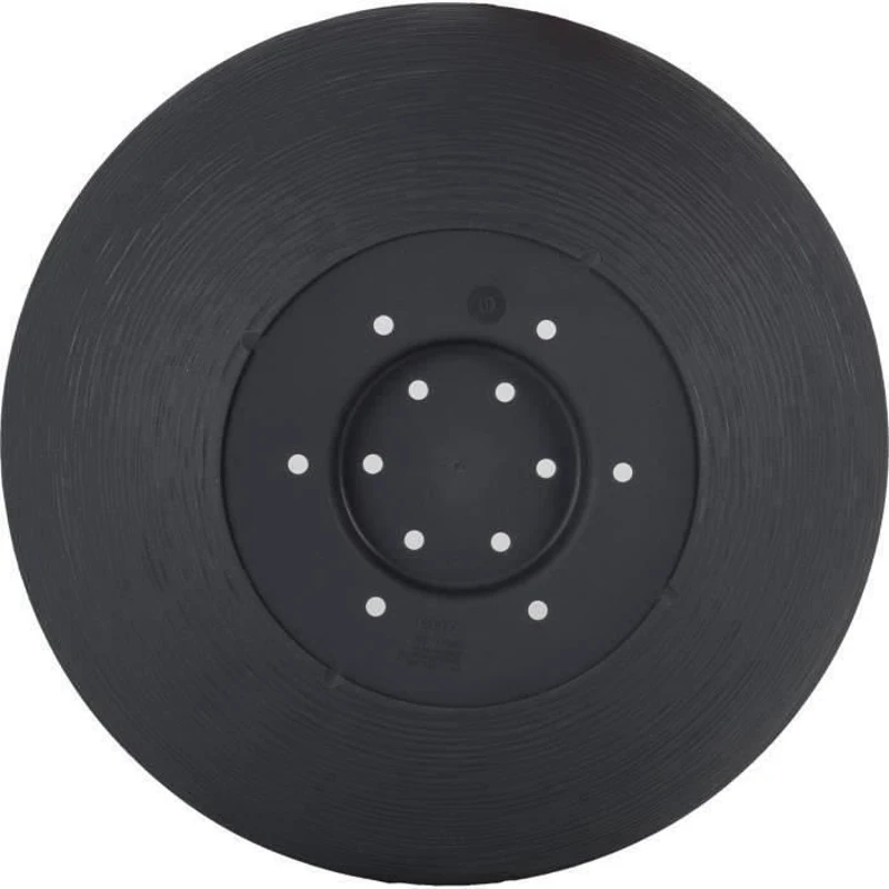 EDA Pot de fleur Rond GRAPHIT UP - 14,9 L - Ø 40 cm x H 16,5 cm - Gris anthracite