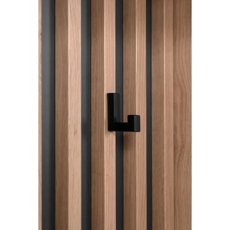 Vestiaire 1 porte 80x37x189,6 cm décor chene - MEDAN