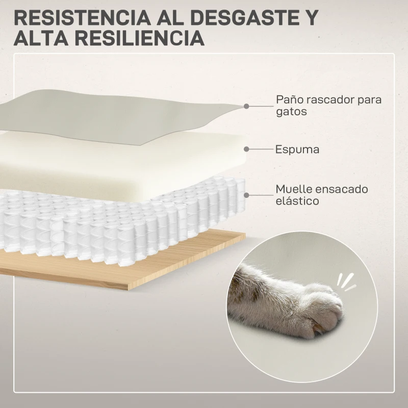 HOMCOM Sillón Levanta Personas Eléctrico con 8 Punto de Masaje Función Calentamiento 2 Controles Remotos y Bolsillo Gris Claro
