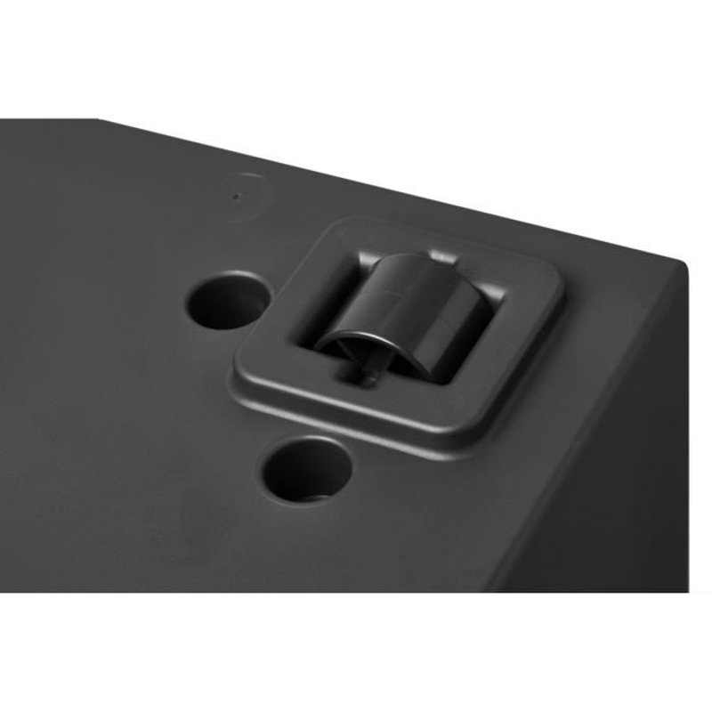 ELHO Bac a fleurs Vivo Next Long 80 - L 78 x W 39 x H 38 cm - Intérieur,Extérieur - 100% recyclé - Noir