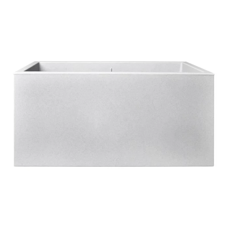 ELHO Bac a fleurs Vivo Next Long 80 - L 78 x W 39 x H 38 cm - Intérieur,Extérieur - 100% recyclé - Gris