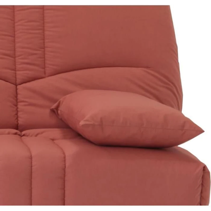 Banquette clic clac 3 places - tissu Terracotta - Style contemporain - L 190 x P 92 cm - DREAM