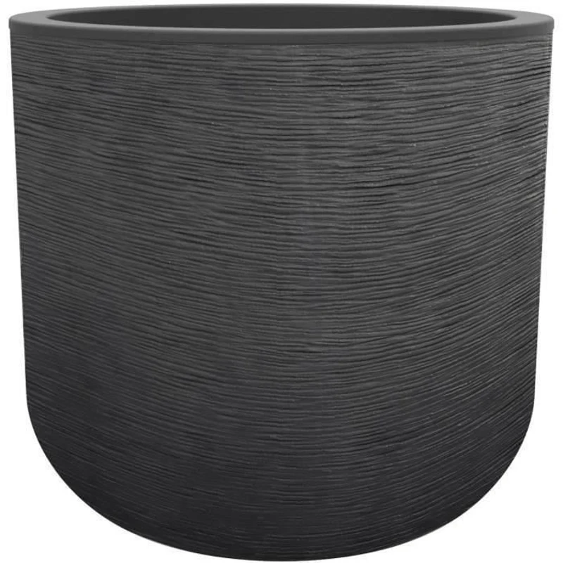 EDA Pot rond GRAPHIT UP - 32,5 L - Ø 38,5 cm x H 36,8 cm - Gris anthracite