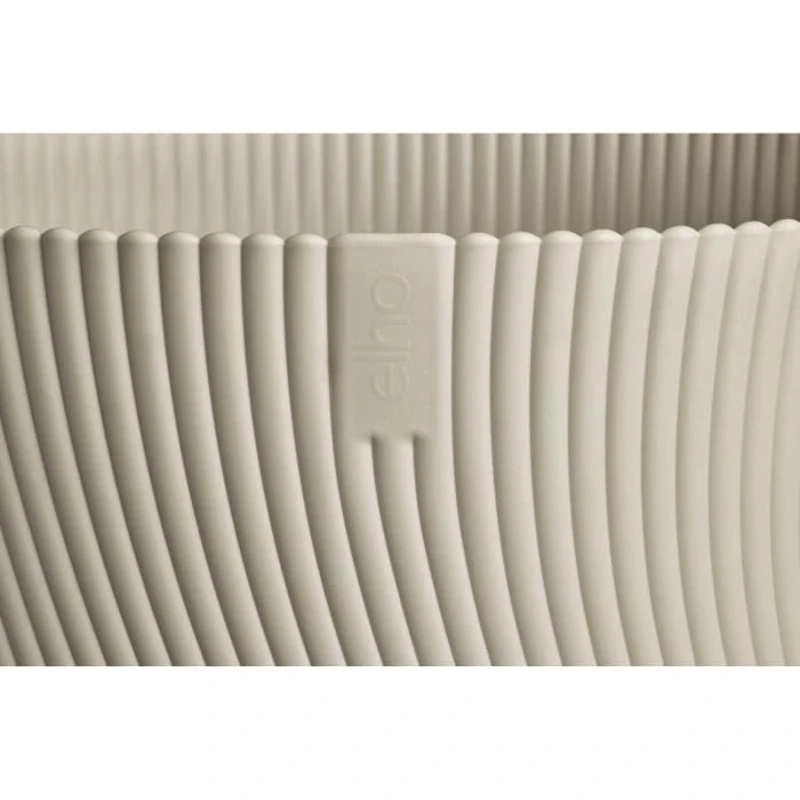 ELHO Pot de fleurs Sereh Rond 47 - Beige - Ø 47 x H 40 cm - 100% recyclé
