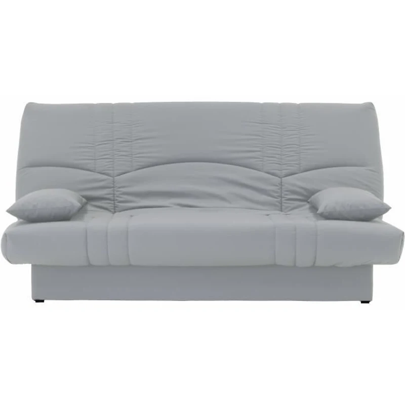 Banquette clic clac 3 places - Tissu gris clair -  Style Contemporain - L 190 x P92 cm - DREAM