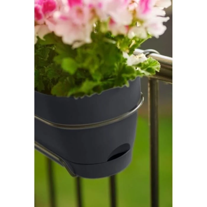 ELHO Balconniere VIBIA CAMPANA ALLIN1 Rectangulaire - 11 l  - Ø 70x26x17,7cm - Plastique - Anthracite