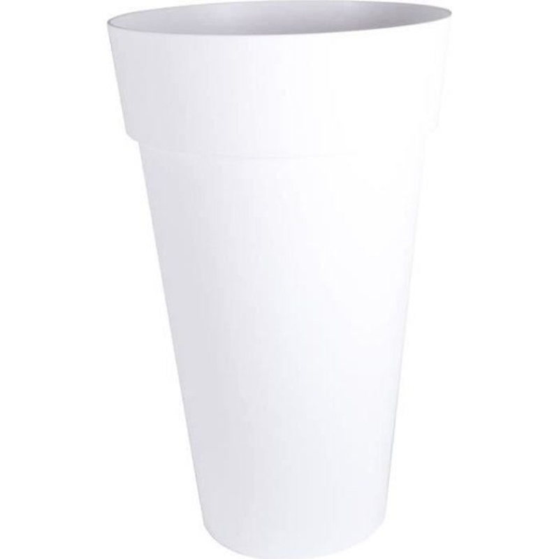EDA Vase TOSCANE XXL - 90 L - Ø 48 x H 80 cm - Blanc