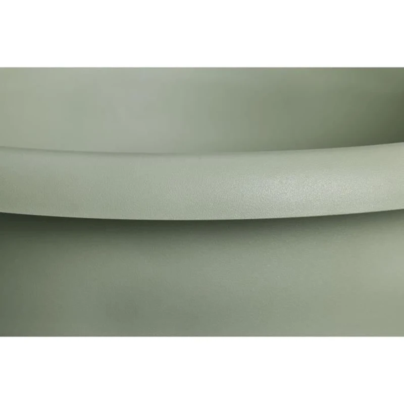 ELHO Pot de fleurs Amiga Rond 25 - Vert - Ø 24.5 x H 18 cm - Extérieur - 100% recyclé