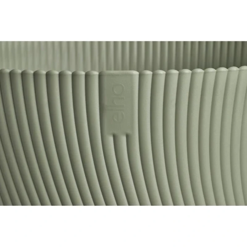 ELHO Pot de fleurs Sereh Rond 40 - Vert - Ø 39 x H 33 cm - 100% recyclé