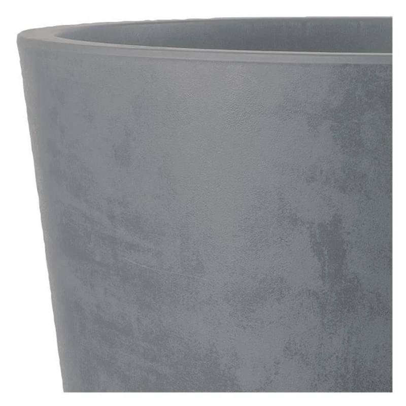 DEROMA Pot de fleurs Millennium R - 59 x h49,5 cm - Ashgrey - A réserve d'eau - Roulettes