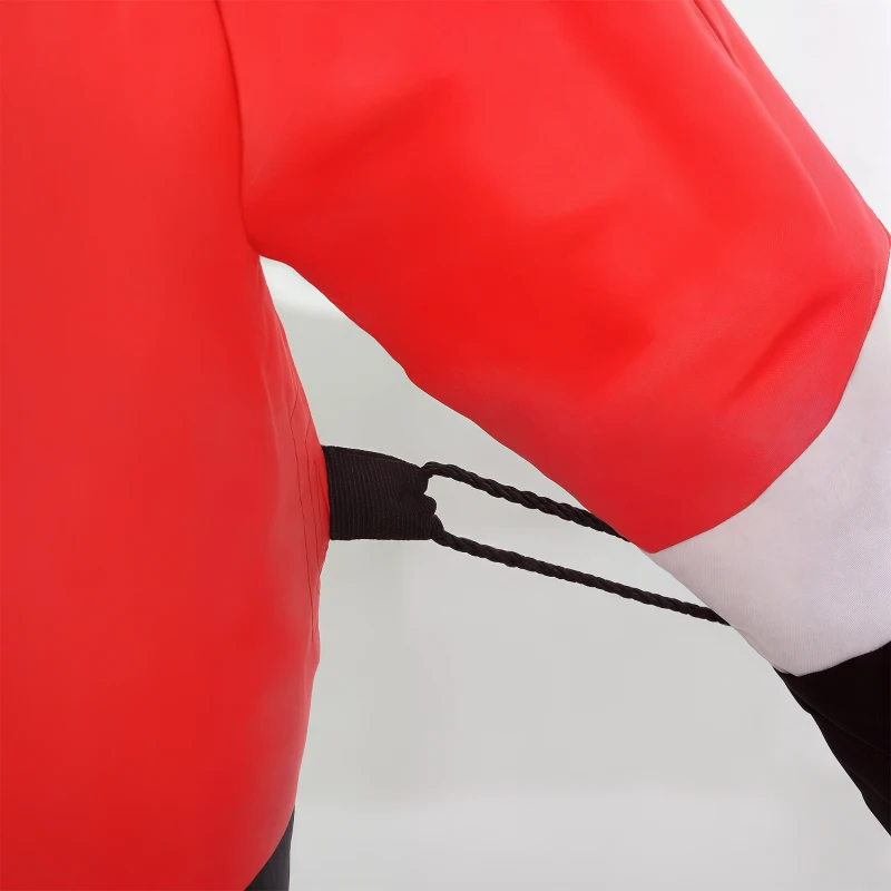 Outsunny Babbo Natale Gonfiabile alto 150 cm con Renna e Pupazzo di Neve, Luci LED e Gonfiatore Elettrico per Esterno