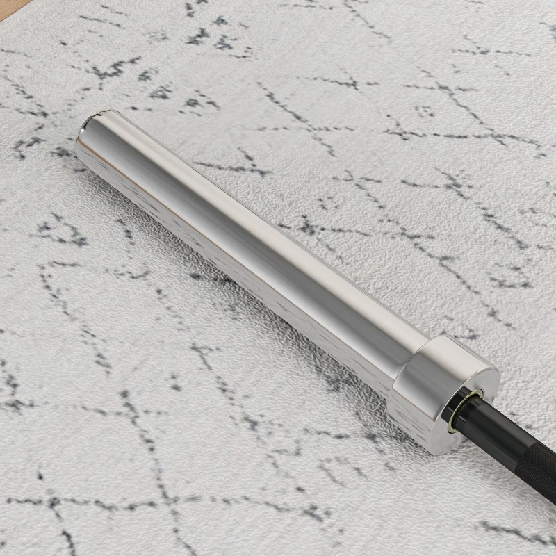 SPORTNOW 210cm Barbell Set, Barbell Bar for 5cm Weight Plates for Loading 200kg Weight Plates, for Home Gym Weight Training