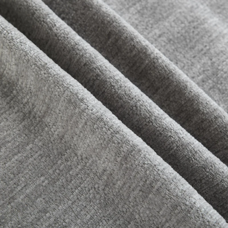 Fotoliu de relaxare cu funcție de înclinare și masaj în 5 puncte, fotoliu TV cu funcție de încălzire electrică și taburet, rotativ 360°, material chenille, 75,5x77x100 cm, Gri