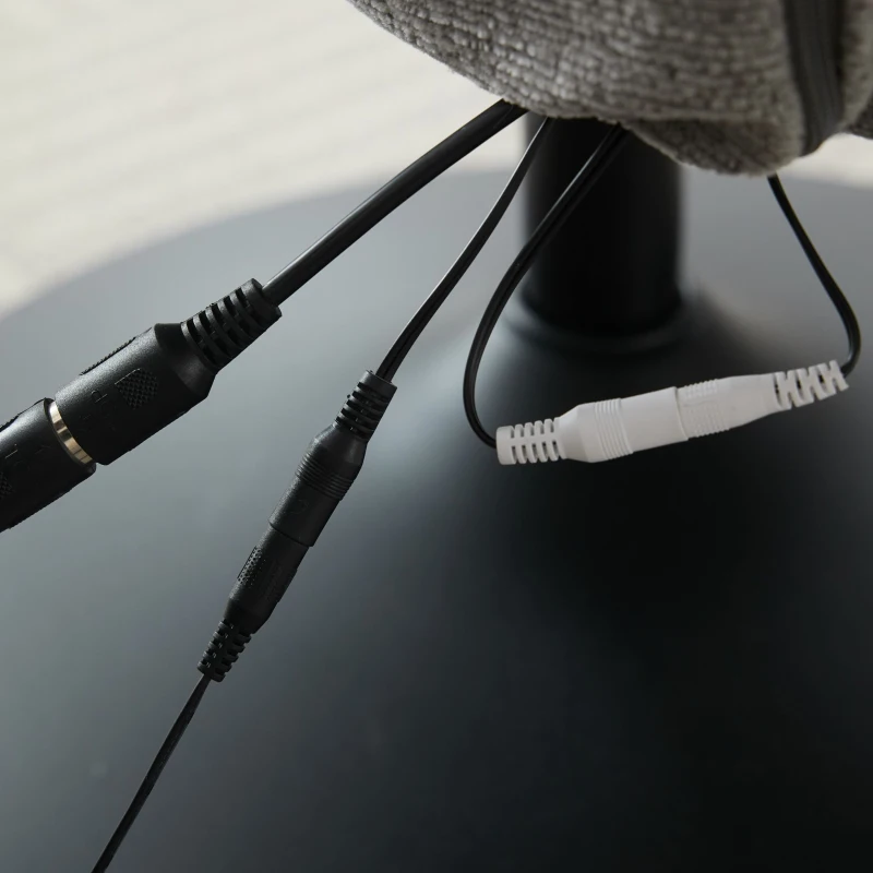 Poltrona massaggiante e reclinabile in tessuto PU con rotazione a 360° e poggiapiedi, 75x79.5x107 cm, Beige