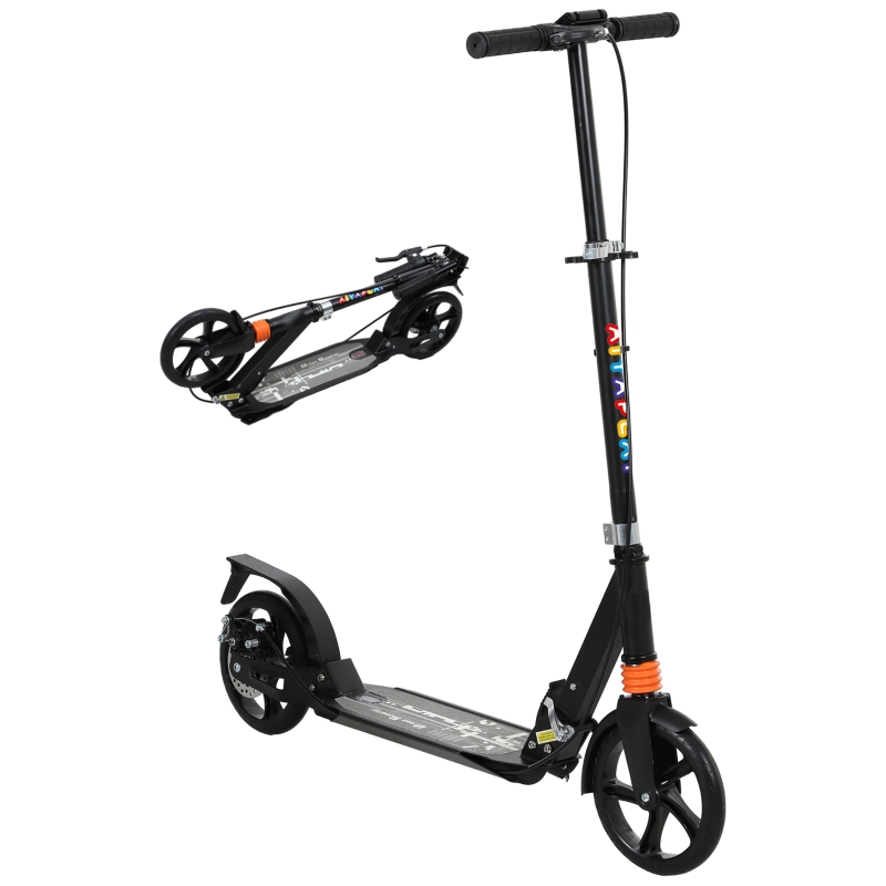AIYAPLAY Patinete Para Niños De 3 A 8 Años, Patinete Plegable Con 2 Ruedas LED, Ruedas Iluminadas, 4 Ajustes De Altura, Plataforma Antideslizante, Doble Freno, Patinete Para Niñas Y Niños, Patinete