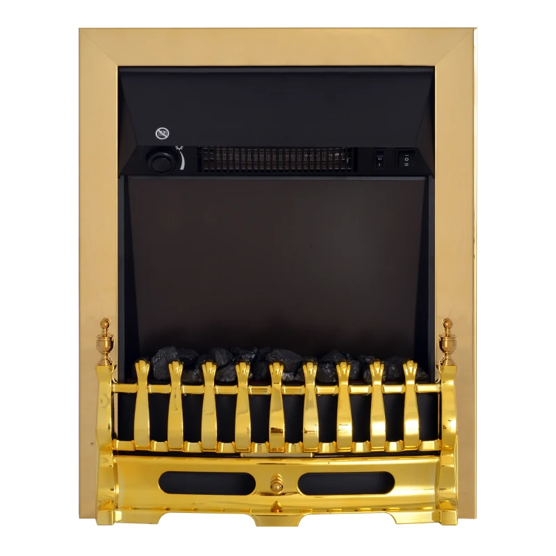 HOMCOM Elektrische kachel haardkachel 2000 W elektrische haard wandhaard vlameffect(m-11)