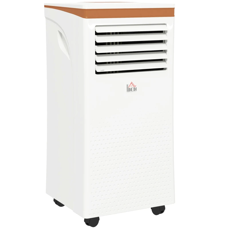 HOMCOM 9000 BTU Air Conditioning Unit, 3-in-1 Portable Air Conditioner, Dehumidifier, Cooling Fan with Remote, LED Display, 2 Speeds, 24H Timer, Window Venting Kit, 28m²