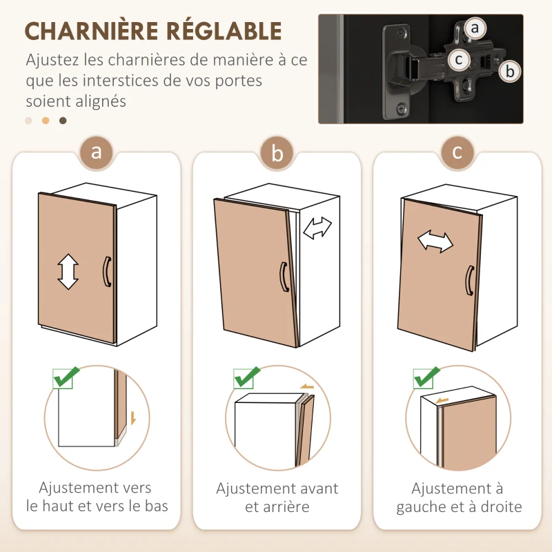 HOMCOM Buffet haut cuisine, armoire de cuisine, 6 portes, 2 tiroirs, plan de travail, étagères réglables, 100x40x180cm, noir(m-7)