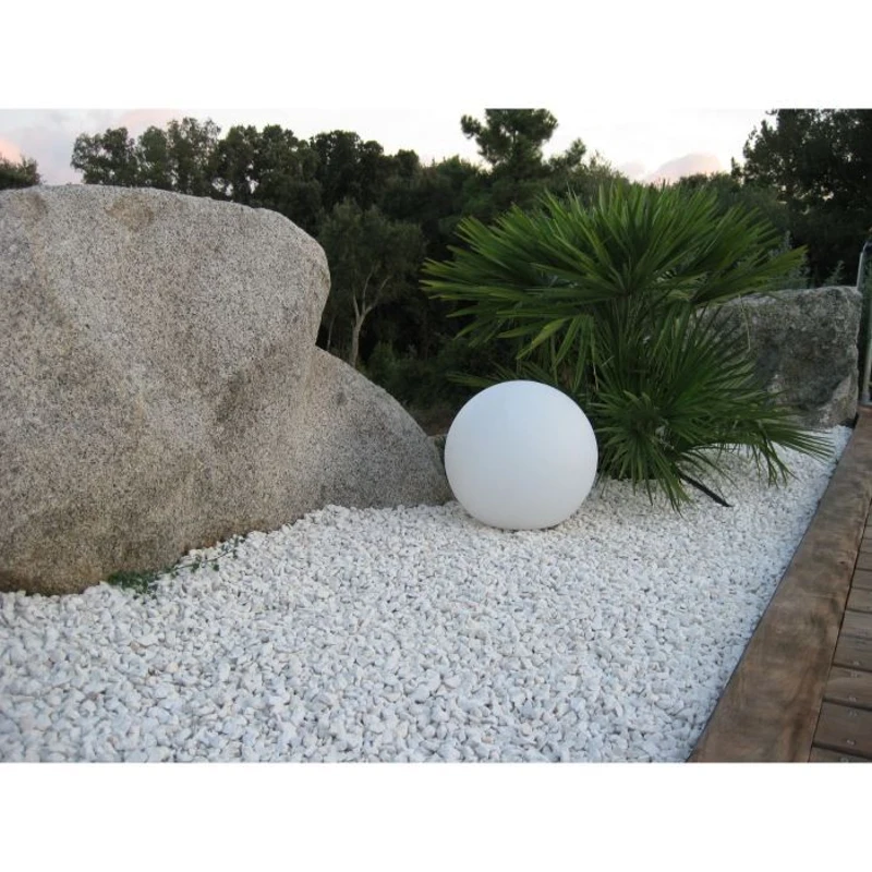 LUMISKY - Boule lumineuse filaire pour extérieur LED - blanc BOBBY - 40cm culot E27