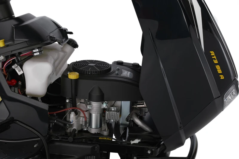 Tondeuse autoportée thermique ALPINA AT3 98A – 98cm de coupe - Jusqu'a 4500 m² - 352 cm3 - éjection latérale