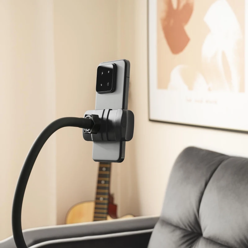 3-in-1 Expandable Single Sofa Bed with 2 Drink Holders and Phone Holder, Recliner and Sleeper Chair for Apartment, 83L x 167W x 76H cm, Dark Gray