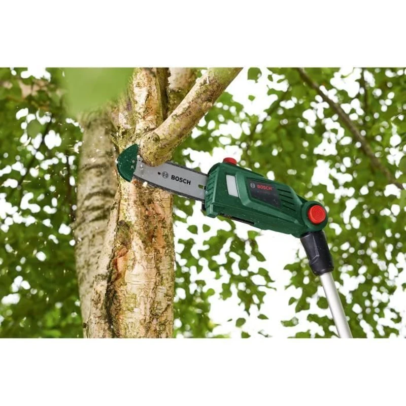 Elagueuse sur perche sans fil Bosch - UniversalChainPole 18 ( Livré sans batterie ni chargeur 18V-2,5Ah, Systeme 18V, coupe: 15cm)