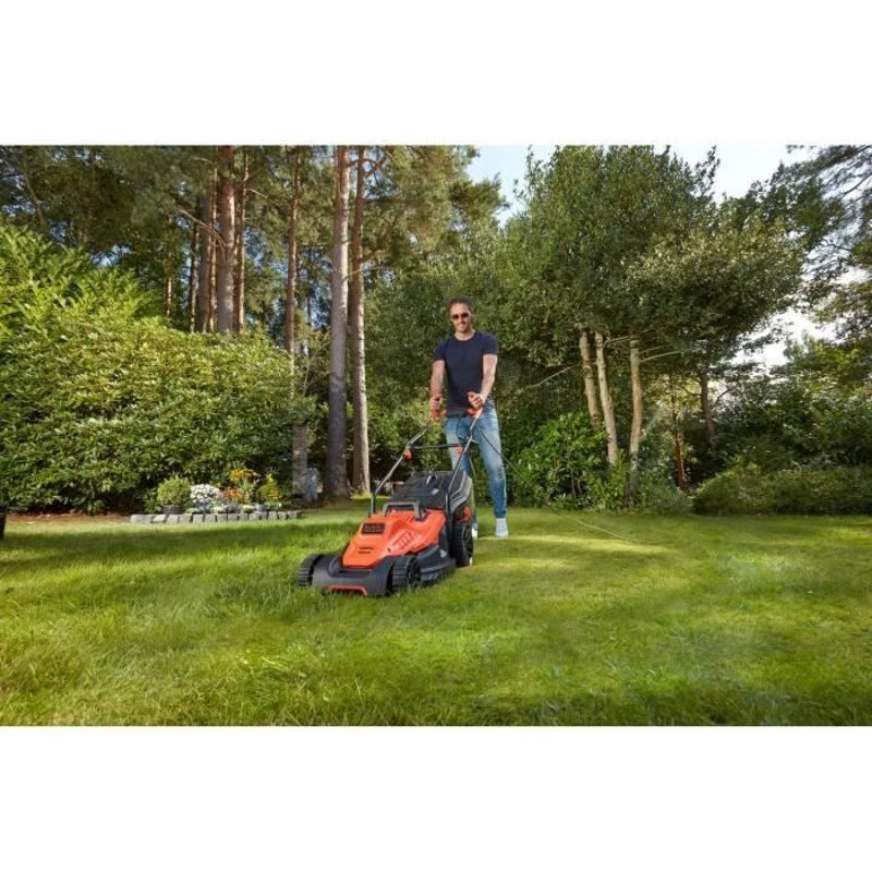 Tondeuse électrique filaire - BLACK+DECKER - BEMW481BH-QS - 1800W - 42cm de coupe