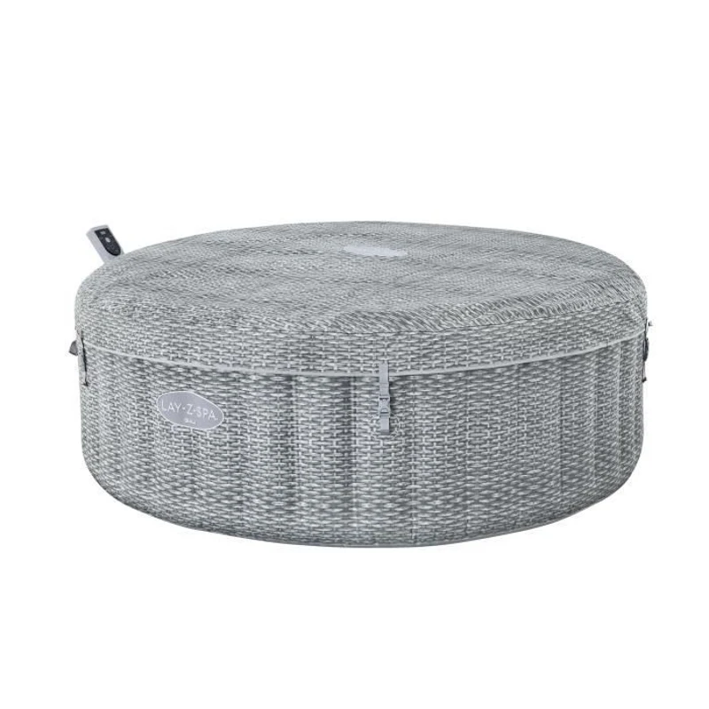 Spa gonflable BESTWAY - Lay-Z-Spa Bali - 140 airjets - 196 x 71 cm - 4 a 6 places - Rond (couverture, cartouche, diffuseur)