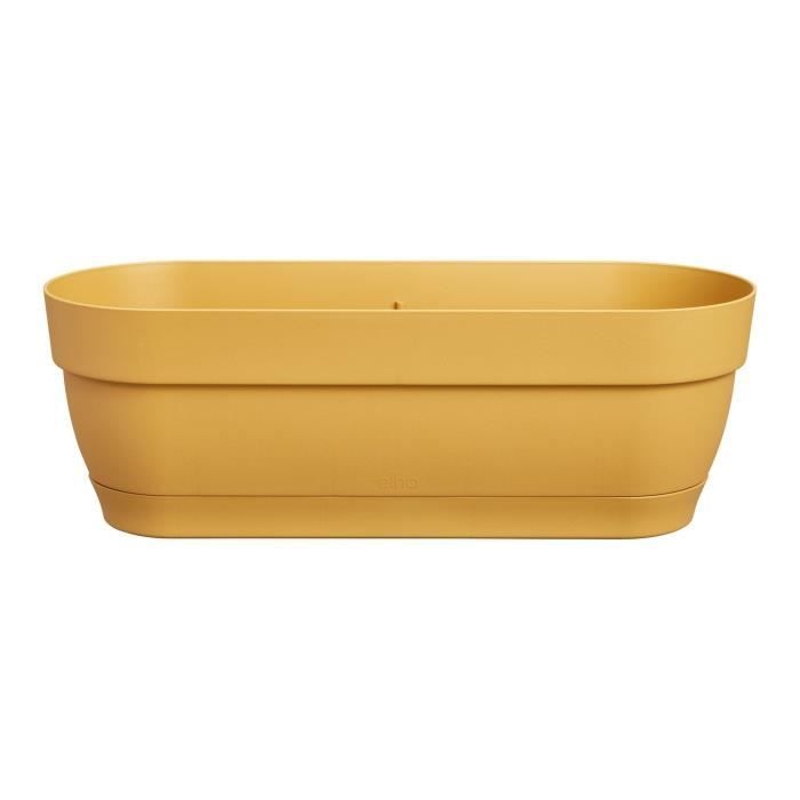 ELHO Balconniere ovale Vibia Campana - Plastique - Réservoir - 50 x 18,2 H 17 cm - Jaune Miel