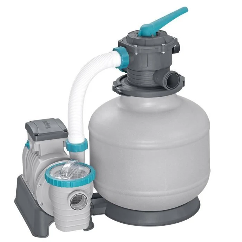 Filtre a sable / pompe de filtration pour piscine jusqu'a 66 m3 - Bestway -11 355 L/h - Avec préfiltre