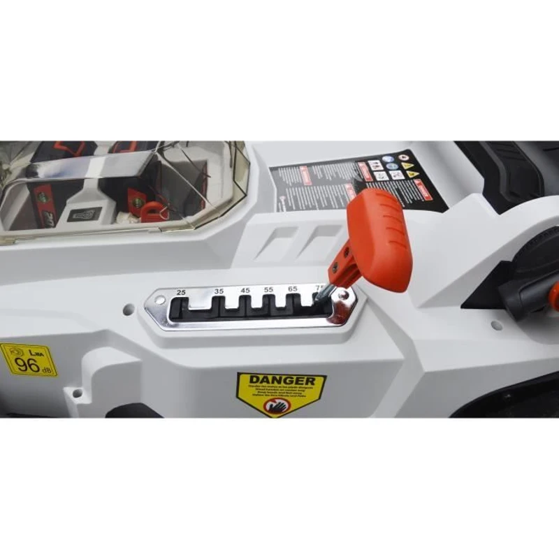 Tondeuse a batterie 37cm 40V - ELEM - TDE40V37-LI2BF - Fonction mulching - Moteur a induction
