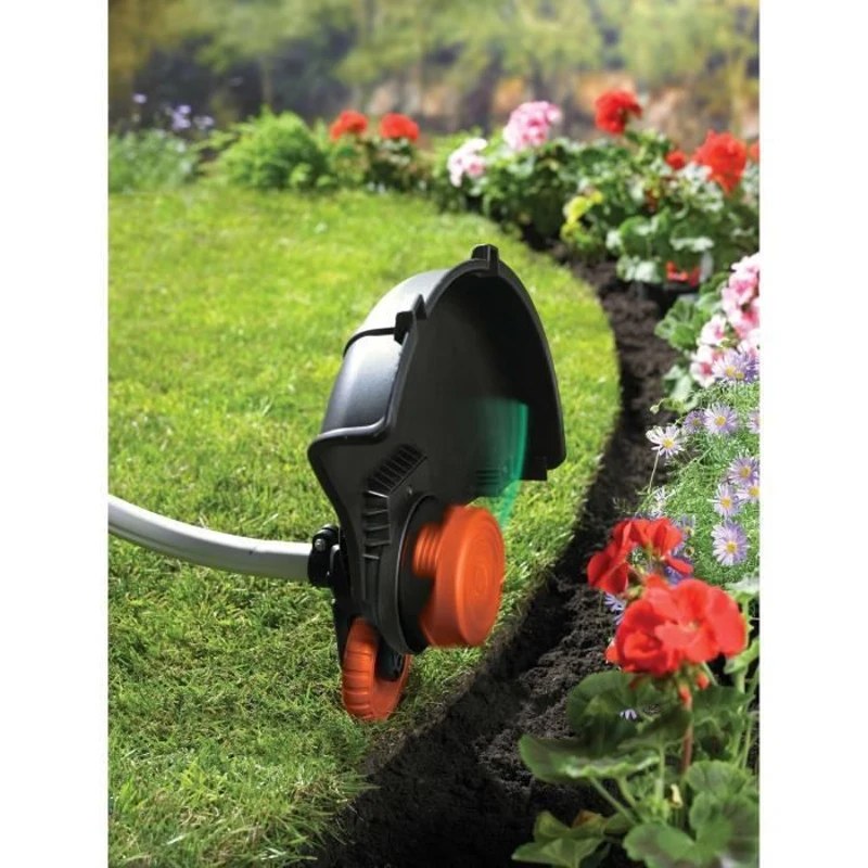 Coupe-bordure électrique BLACK+DECKER - GL8033-QS - 800W - 33 cm - Filaire - tete pivotante - tube télescopique