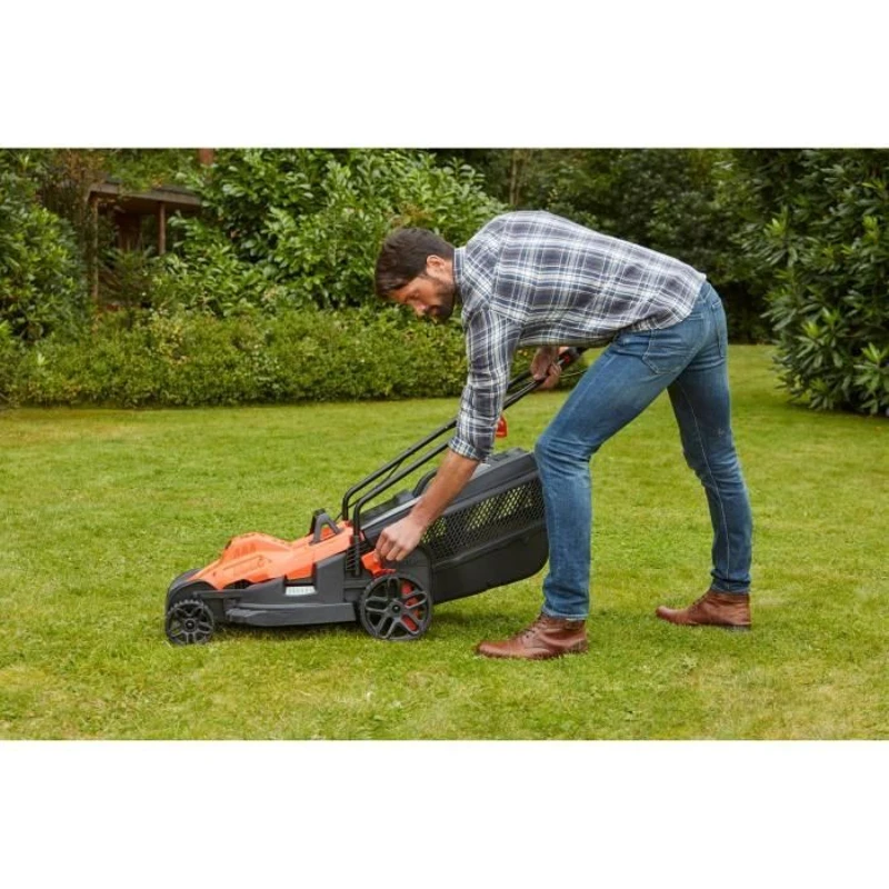 Tondeuse électrique filaire - BLACK+DECKER - BEMW481BH-QS - 1800W - 42cm de coupe