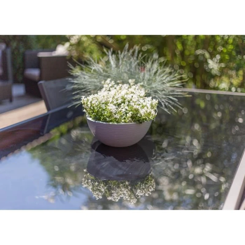 EDA Pot vasque GRAPHIT UP - 3,3L - Ø 25 cm x H 10 cm - Gris anthracite