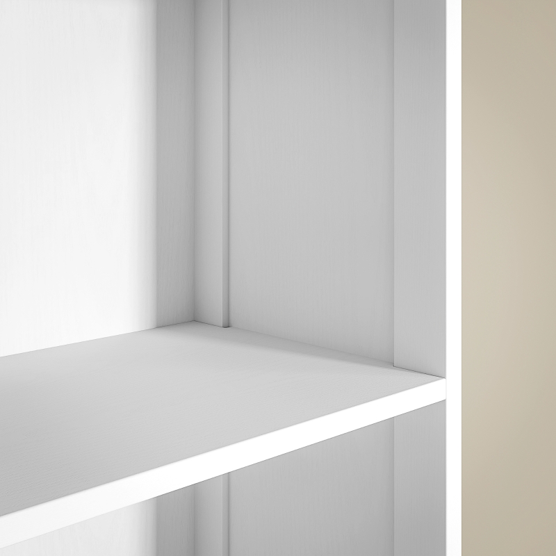 HOMCOM Bathroom Cabinet with 3 Shelves, 1 Drawer, sturdy, MDF, White