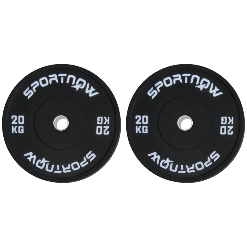 SPORTNOW 2 Placi De Greutati Olimpice De 20 kg