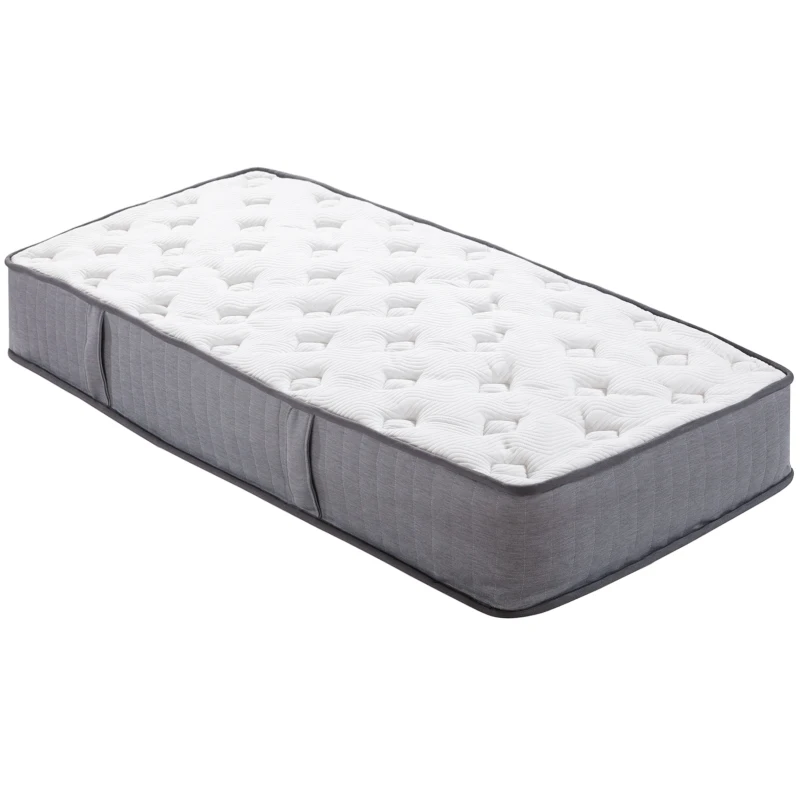 HOMCOM Mattress 90x200 cm 25.8 cm Height 7-Zone ergonomic with removable washable cover
