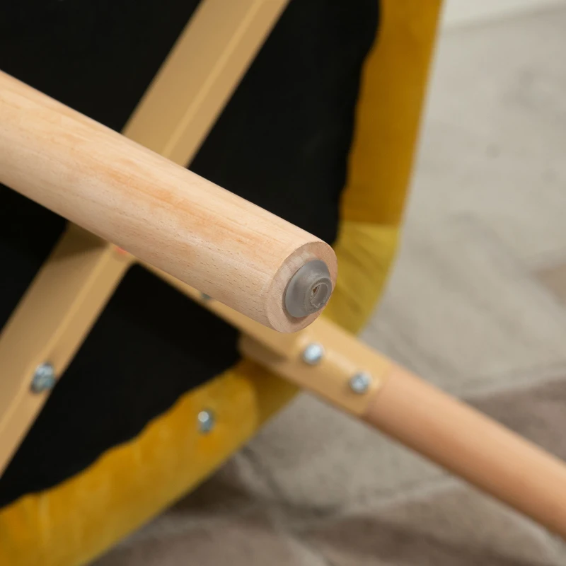 HOMCOM Living room chair, Single armchair with backrest, velvet-like polyester, foam, beech wood, 71 x 76 x 101 cm, Gray