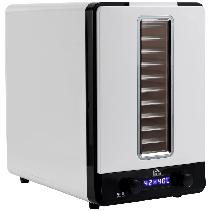 HOMCOM 11-Tray Food Dehydrator, 40-70℃ Temperature and Timer