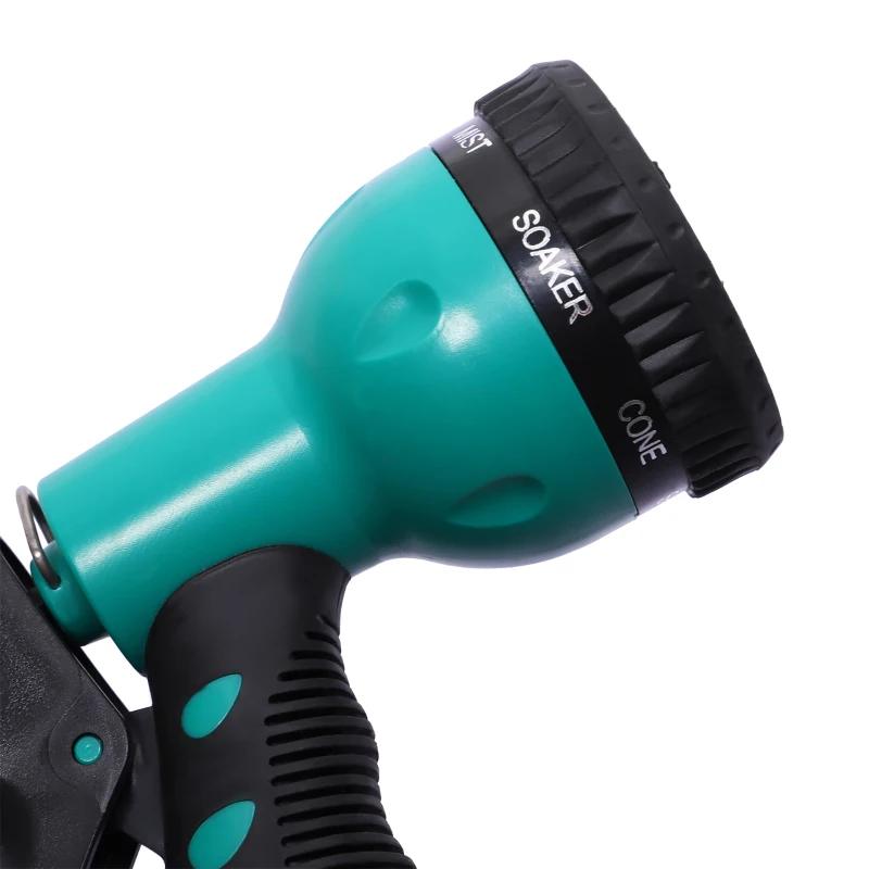 DURHAND Avvolgitubo Automatico a Parete con 7 Modalità di Irrigazione, in Plastica, 44x22.5x41 cm, Nero e Verde