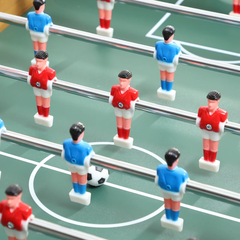 SPORTNOW 13-in-1 speeltafel, tafelvoetbal, schaak, biljart, tafeltennis en meer, MDF, kunststof, Walnoot