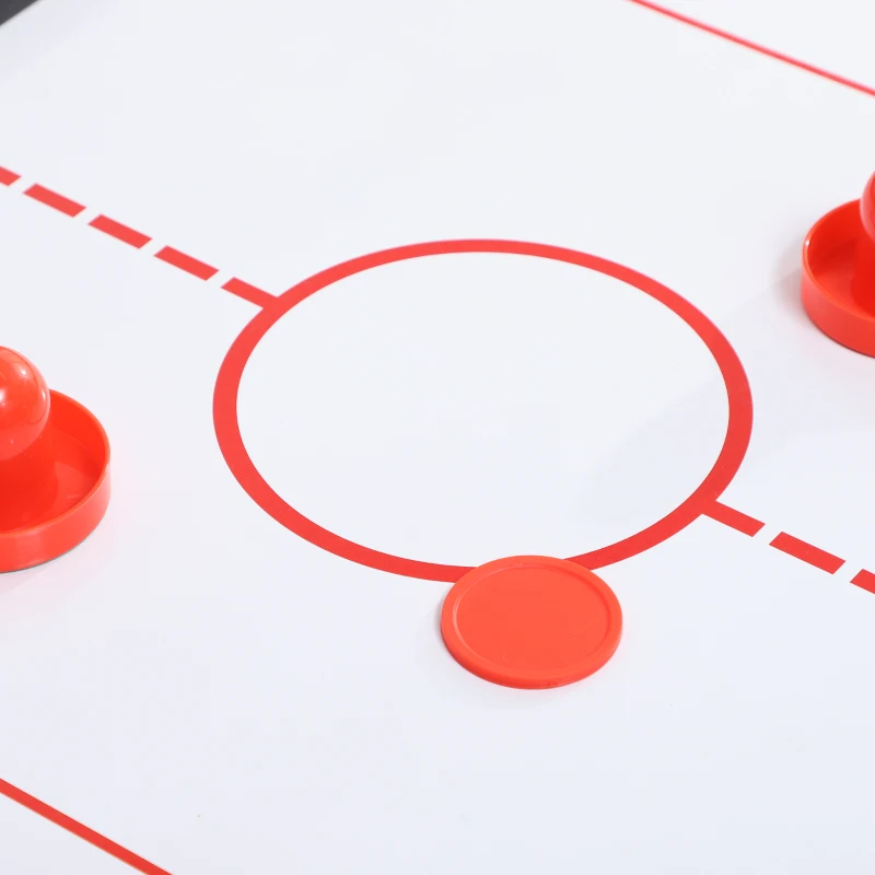 SPORTNOW 13-in-1 speeltafel, tafelvoetbal, schaak, biljart, tafeltennis en meer, MDF, kunststof, Walnoot