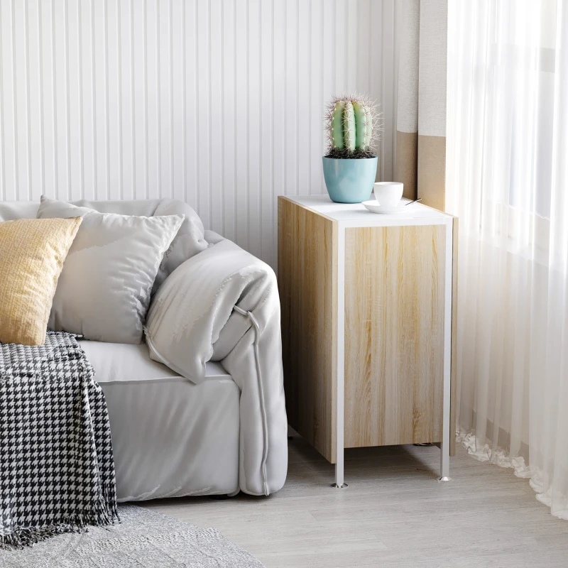 HOMCOM Tavolo Multiuso Design Pieghevole con 4 Scompartimenti 169 × 60 × 75cm