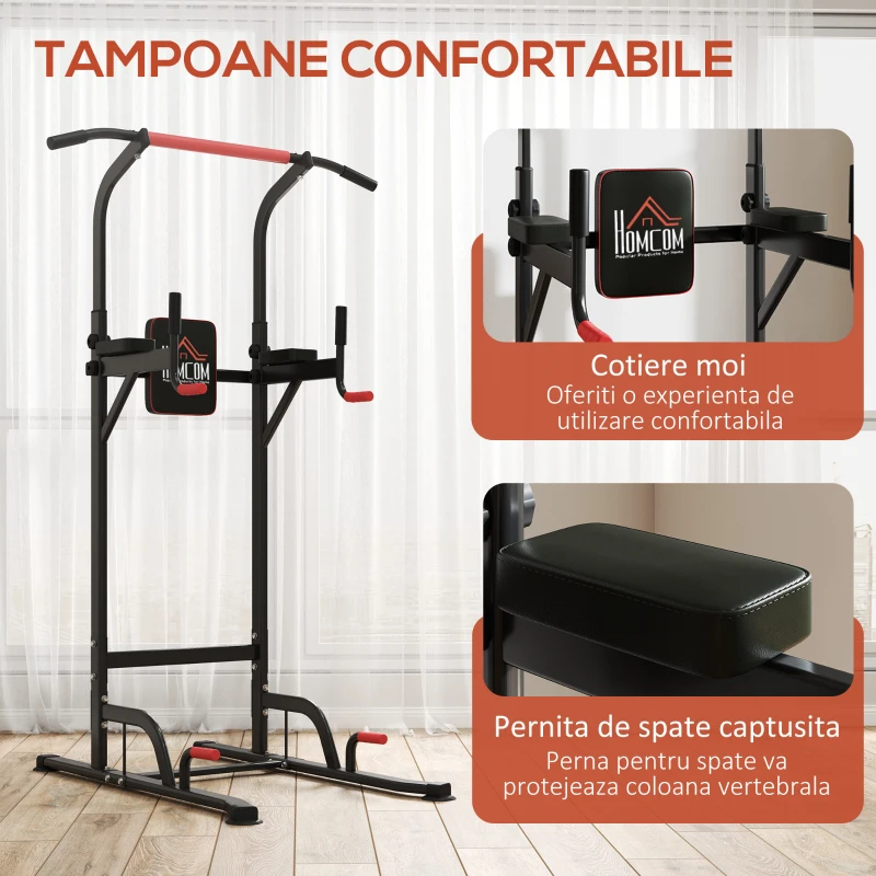 HOMCOM Bara Tractiuni Reglabila – Fitness Acasa, Max. 120 kg(m-5)