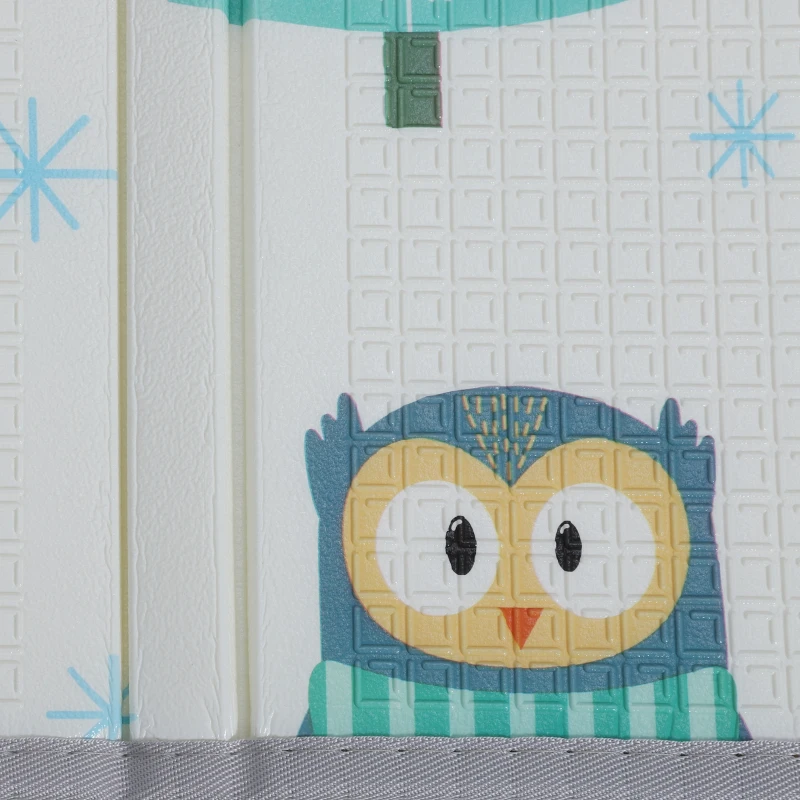 AIYAPLAY Tapis de jeu pour bébé, motif animaux, mousse, rembourrage de 1,5 cm d'épaisseur, antidérapant
