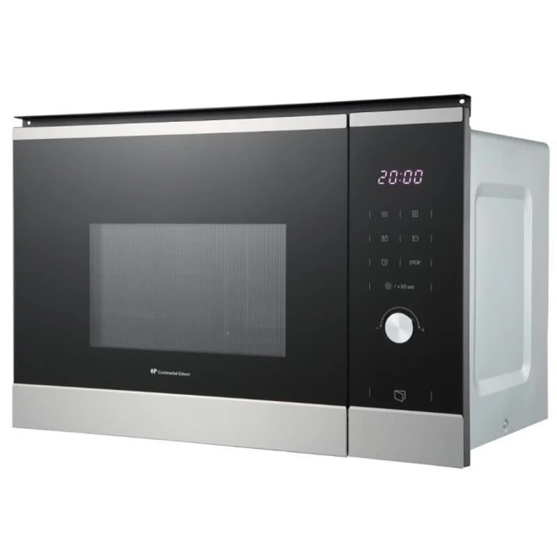 Micro ondes encastrable - CONTINENTAL EDISON - CEMO25GINE - Noir Inox L59,5 x H38,8 x P40,1 cm - 25L