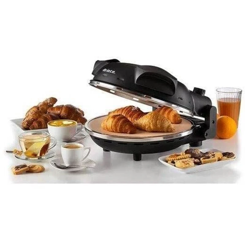 Pizza électrique ARIETE - 917 - Noir - Pierre réfractaire - 1200W - Diametre 33cm - Température max 400°C